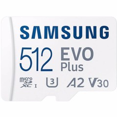 Buy Samsung EVO MB-MC512KA microSDXC 512GB - Fast 130MB/s Speed, Reliable Storage for All Your Devices!